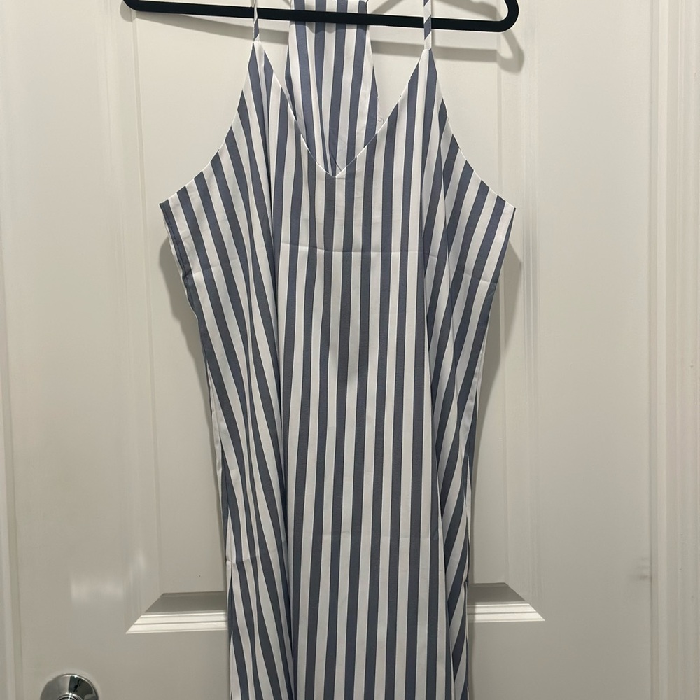Striped Sleeveless Dress
